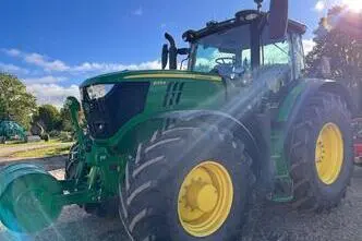 John Deere 6215R, 6.8, 158 kW, diisel, automaat, nelikvedu