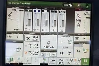 John Deere 6215R, 6.8, 158 kW, diisel, automaat, nelikvedu