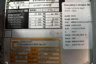 Setra S 417 UL 6x2*4, 300 kW, diesel, automatic