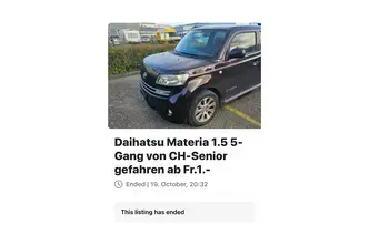 Daihatsu MATERIA, 1.5, benzīns, manuālā, priekšējā piedziņa