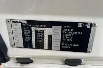 Scania R500, 368 kW, diesel, automatic