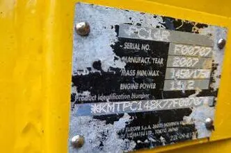 Komatsu PC14R, 11.2 kW, diisel