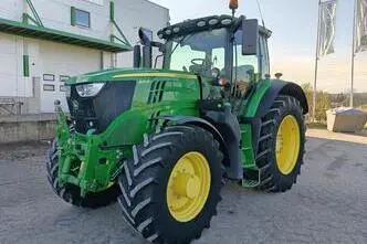 John Deere 6215R, 6.8, 158 kW, diisel, automaat, nelikvedu