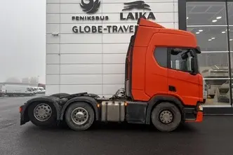Scania R450, 12.7, 331 kW, diisel, automaat, tagavedu