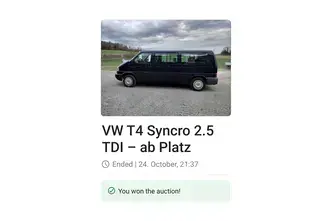 Volkswagen T4 Caravelle, 2.5, 75 kW, diisel, manuaal, nelikvedu