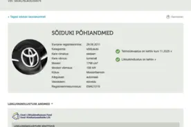 Toyota Avensis, 1.8, 108 kW, bensiin, automaat, esivedu