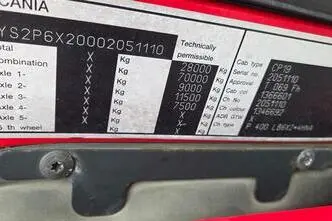 Scania P400 6X2*4 Palfinger PK26002, 294 kW, diisel, manuaal