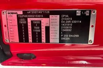 Scania P250, 184 kW, diesel, automatic