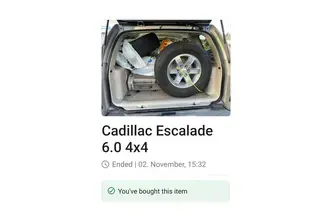 Cadillac Escalade, 6.0, 257 kW, petrol, automatic, four-wheel drive