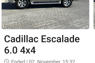 Cadillac Escalade, 6.0, 257 kW, petrol, automatic, four-wheel drive