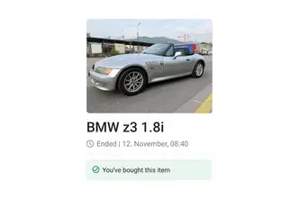 BMW Z3, 1.8, 85 kW, bensiin, manuaal, tagavedu