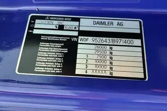 Mercedes-Benz Axor 2633 6x4, 240 kW, diisel, manuaal