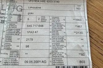 Peugeot 607, 2.2, 98 kW, dīzelis, automātiskā, priekšējā piedziņa