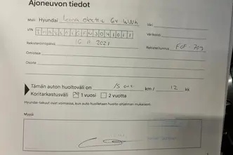 Hyundai Kona, elekter, automaat, esivedu