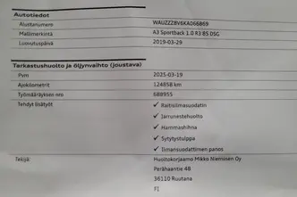 Audi A3, 1.0, 85 kW, bensiin, automaat, esivedu