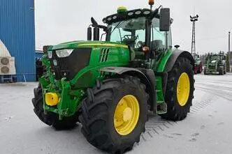 John Deere 6215R, 6.8, 158 kW, dīzelis, automātiskā, pilnpiedziņa