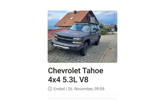 Chevrolet Tahoe, 5.3, бензин, автомат, полный привод