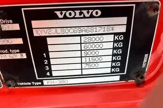 Volvo FM380, 286 kW, diesel, automatic