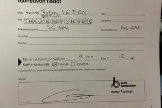 Hyundai Tucson, 1.6, 111 kW, hybrid, automatic, front-wheel drive