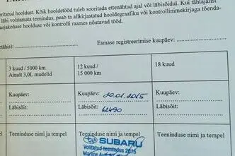 Subaru Outback, 2.5, 127 kW, benzīns, automātiskā, pilnpiedziņa