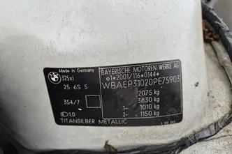 BMW 325, 2.5, 141 kW, benzinas, mechaninė, visų varomųjų ratų pavara