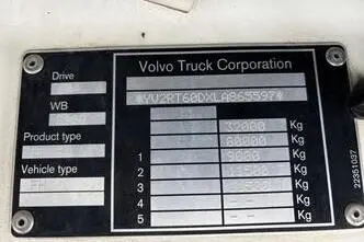 Volvo FH540, 405 kW, dīzelis, automātiskā