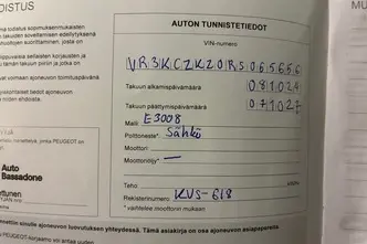 Peugeot 3008, электричество, автомат, передний привод