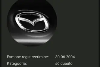 Mazda 3, 1.6, 77 kW, bensiin, automaat, esivedu