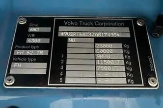 Volvo FH540 6X2, 405 kW, diisel, automaat