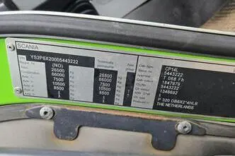 Scania P320 6X2 NTM 15.5+4.5m³, 235 kW, diisel, automaat