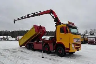 Volvo FH500 8X2*6 + CRANE HIAB + LIFT HIAB + VEB + FULL AIR, 373 kW, дизель, автомат