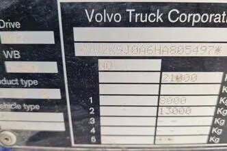 Volvo FM330 4X2, 250 kW, diesel, automatic