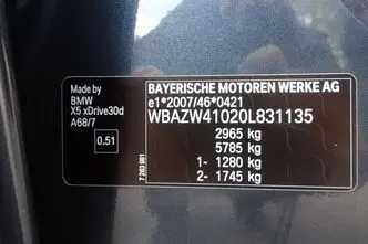 BMW X5, 3.0, 180 kW, diesel, automatic, four-wheel drive