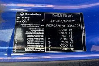 Mercedes-Benz ANTOS 2532, 6X2*4 + PALFINGER MULTILIFT, 235 kW, diesel, automatic