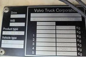 Volvo FH540 8X4 CHASSY, 405 kW, diisel, automaat