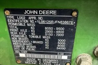 John Deere 6125R + Trima Front Loader +3.1p, 93 kW, diesel, automatic