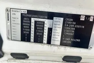Scania R540, 397 kW, дизель, автомат