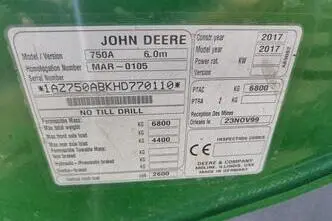 John Deere 750 A