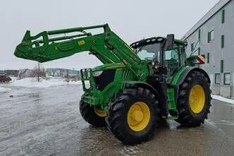 John Deere 6215R, 188 kW, diisel, automaat