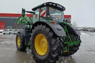 John Deere 6215R, 188 kW, diisel, automaat