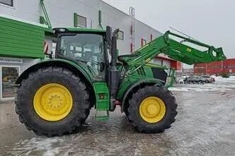 John Deere 6215R, 188 kW, diisel, automaat