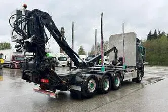 Mercedes-Benz AROCS 3263 8X4*4 + RETARDER + BERGS FEGEN CRANE, 460 kW, diesel, automatic