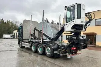Mercedes-Benz AROCS 3263 8X4*4 + RETARDER + BERGS FEGEN CRANE, 460 kW, diesel, automatic