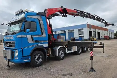 Volvo FH540 8X2 FASSI F660 + Jib, 2013, 405 kW, diesel, automatic