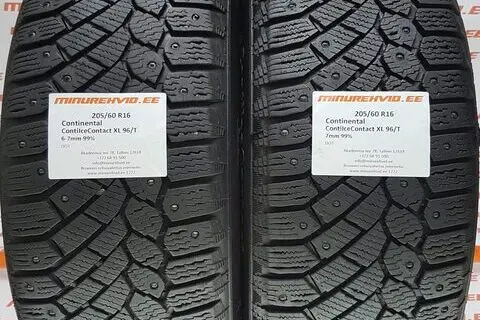 Kasutatud naastrehv 205/60R16 Continental ContiIceContact XL 96/T