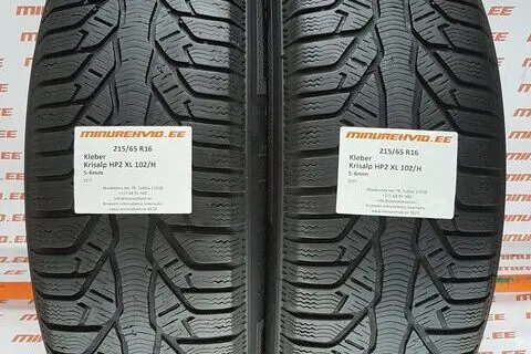 Подержанный нешипованная шина 215/65R16 Kleber Krisalp HP2 XL 102/H