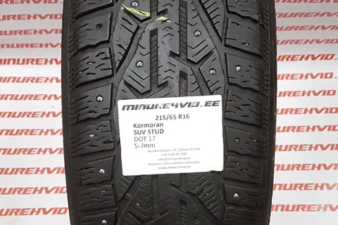 Kasutatud naastrehv 215/65R16 Kormoran SUV STUD