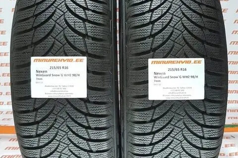Подержанный нешипованная шина 215/65R16 Nexen WinGuard Snow G WH2 98/H