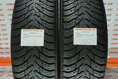 Kasutatud naastrehv 215/65R16 Nokian Hakkapeliitta 8 SUV XL 102/T/