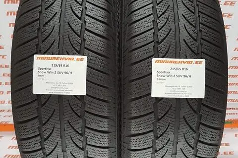 Подержанный нешипованная шина 215/65R16 Snow Win 2 SUV 96/H